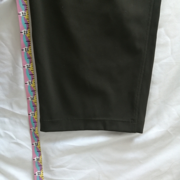 Lululemon Keep Moving 7/8 High Rise Pants Dark Olive Green 10 - Picture 8 of 16